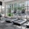 a gym with treadmills and treadmills